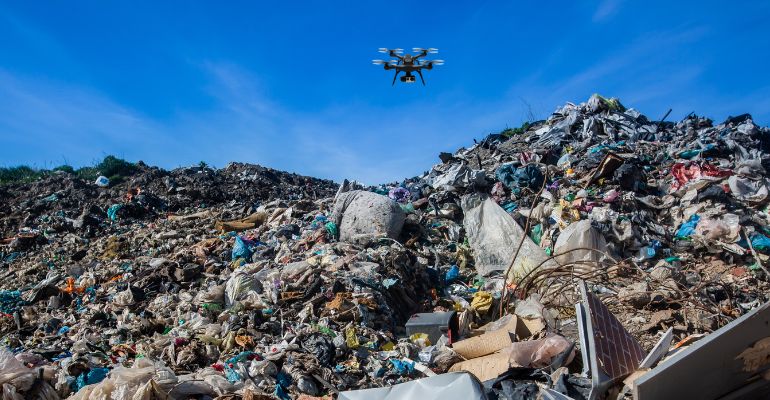Innovative Approaches to Waste Quantification Using Drone Technology